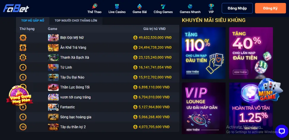 Thưởng chào mừng thành viên mới Sunwin20 Login
